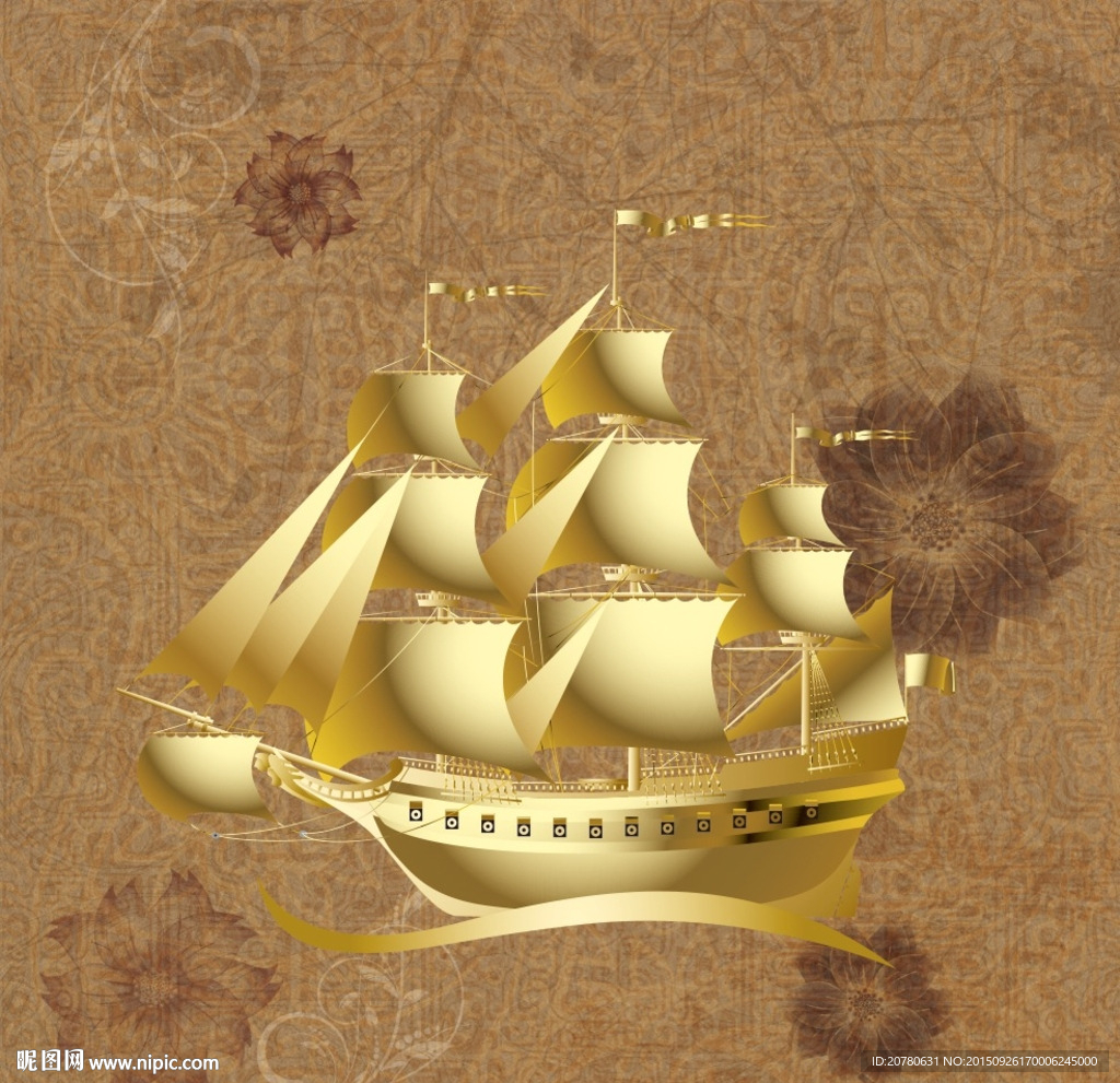 一帆风顺 财运恒通