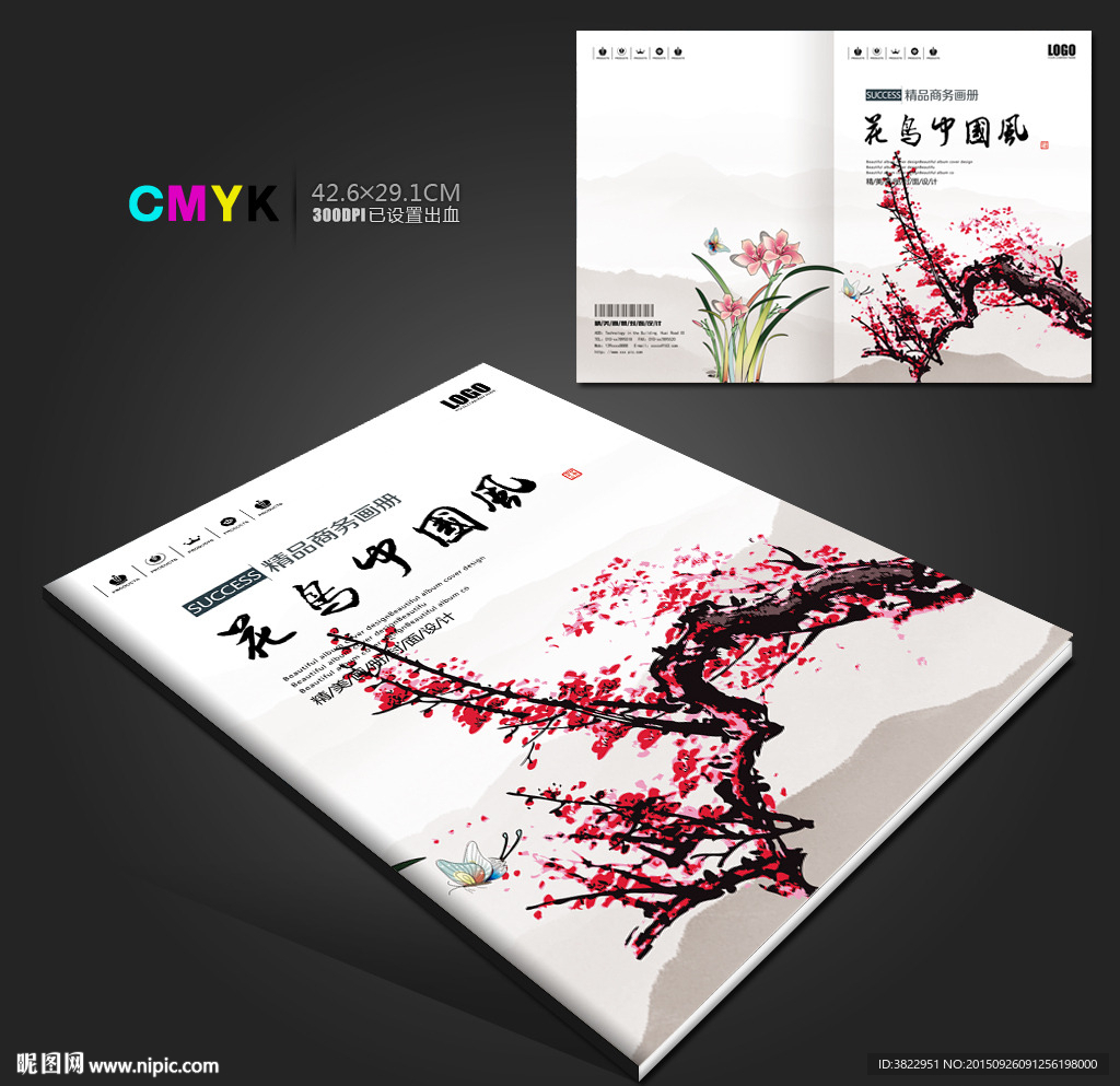 中国风花鸟画册封面