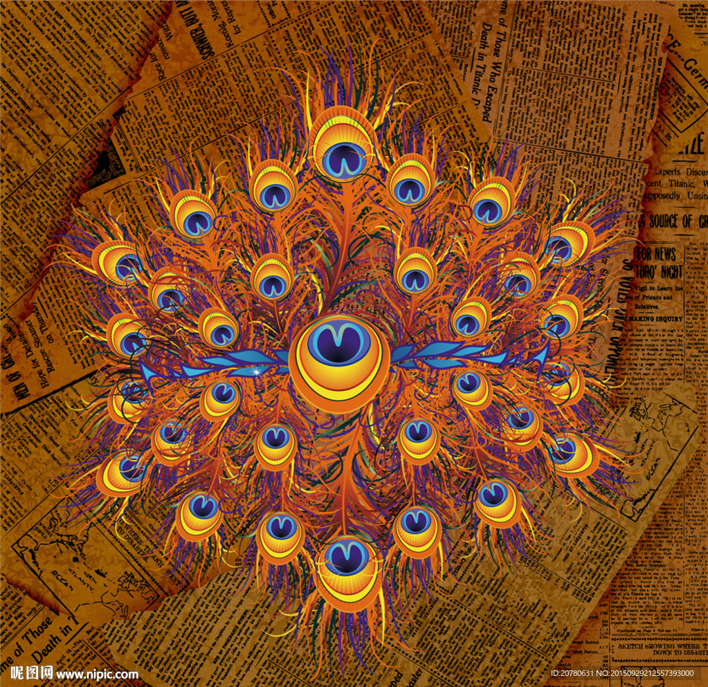 凤凰艺术无框画