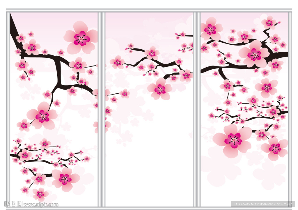梅花移门