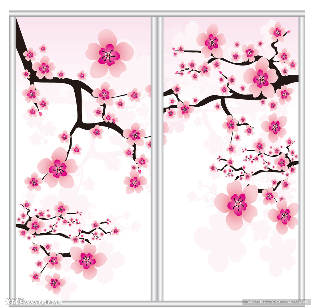 梅花移门