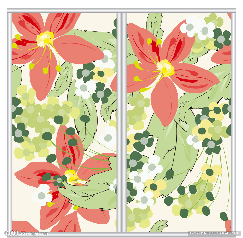 卡通花纹