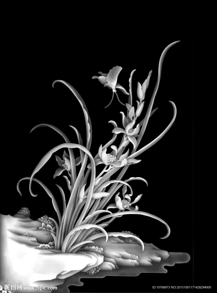 花鸟兰花