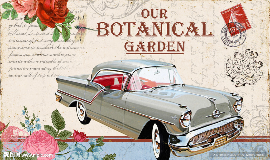 无框画 欧美风格 工艺品贴纸