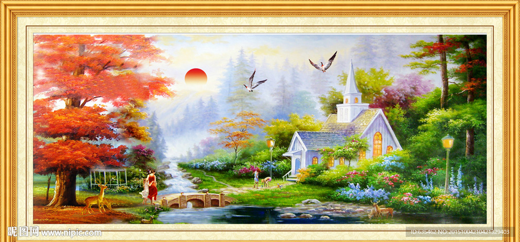 油画风景