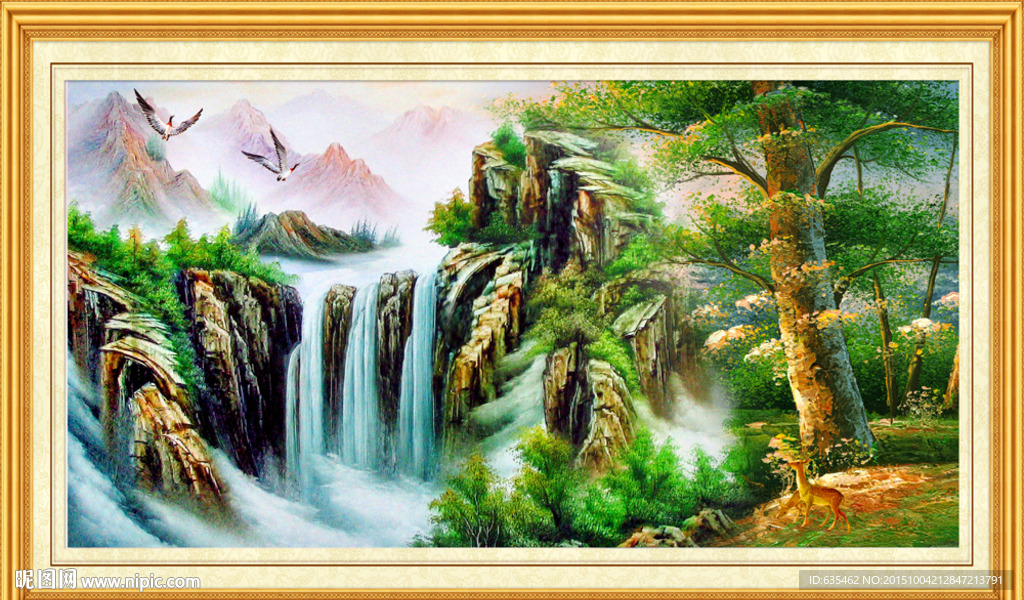 山水风景画