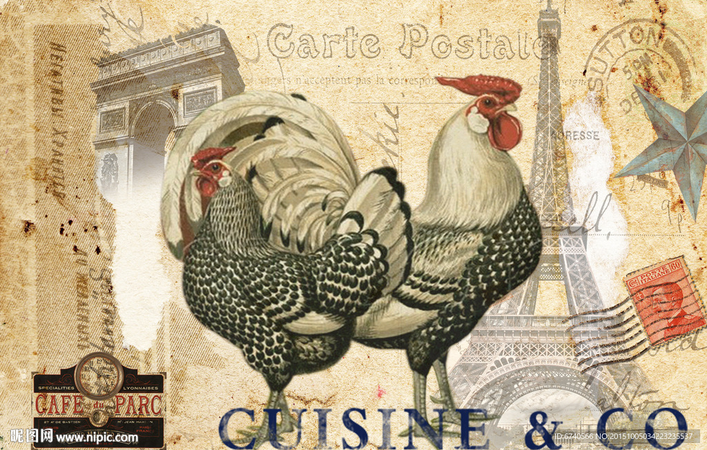 无框画 欧美风格 工艺品贴纸