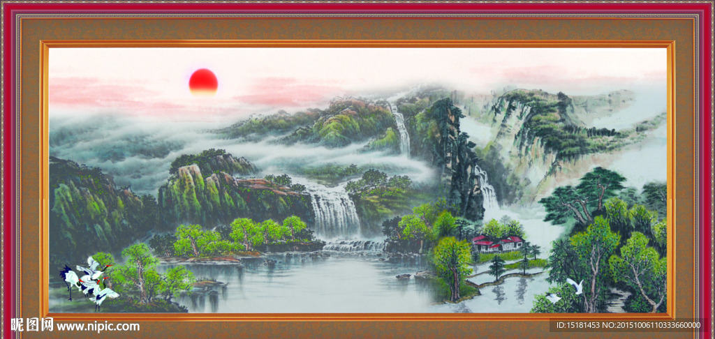 国画山水