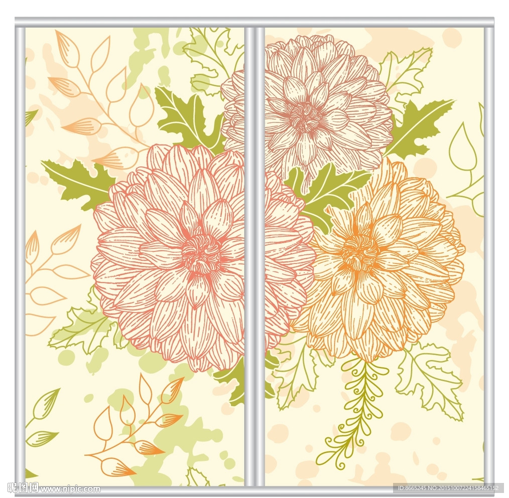 时尚花纹
