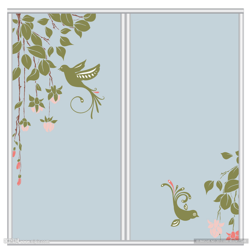 花鸟移门