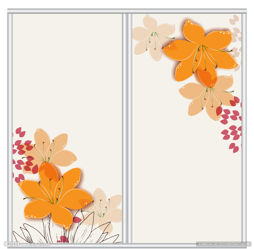时尚花纹