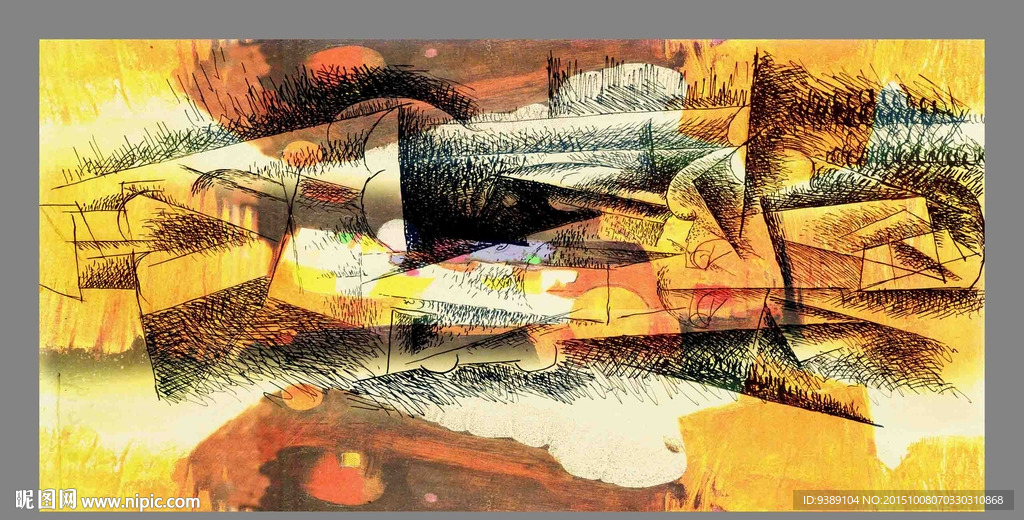 抽象油画