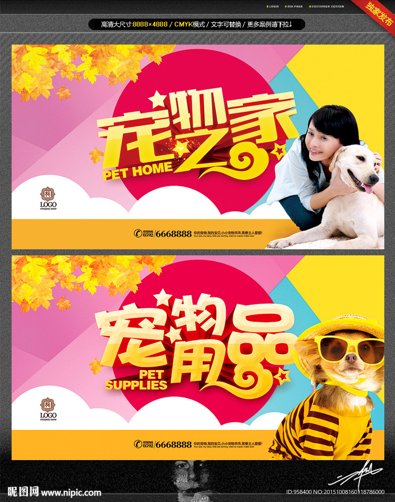 宠物主题 唯美设计