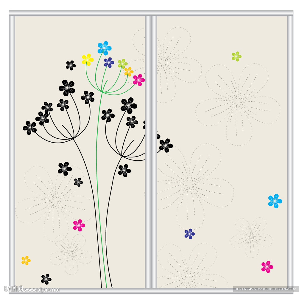 时尚花纹