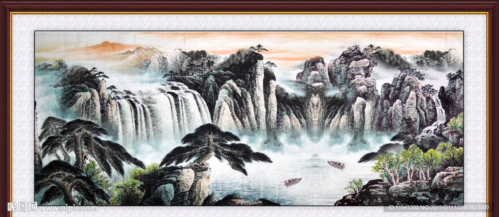 国画山水画