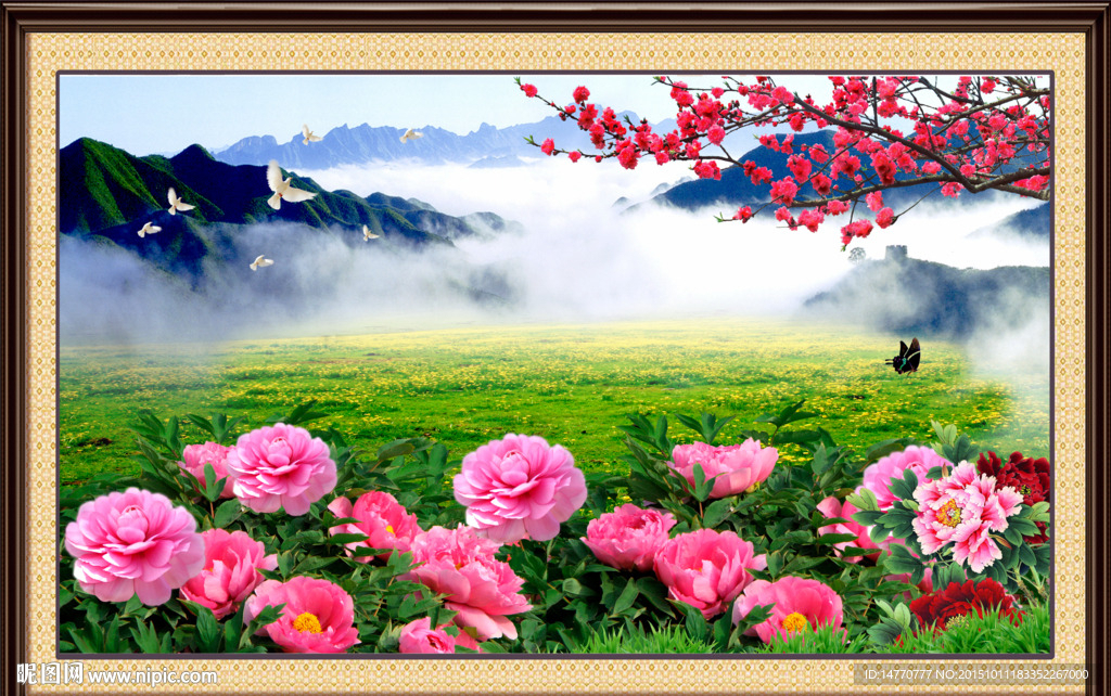 花鸟风景