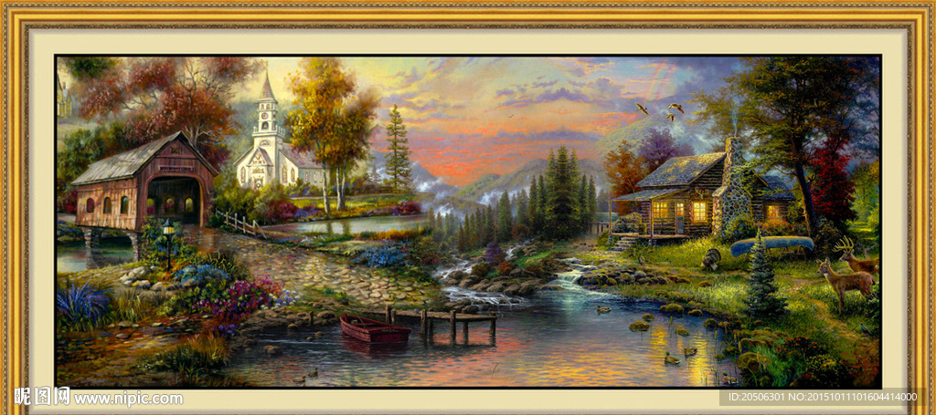 风景油画