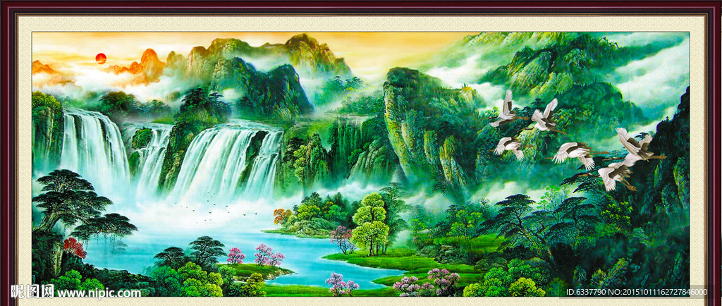 国画山水