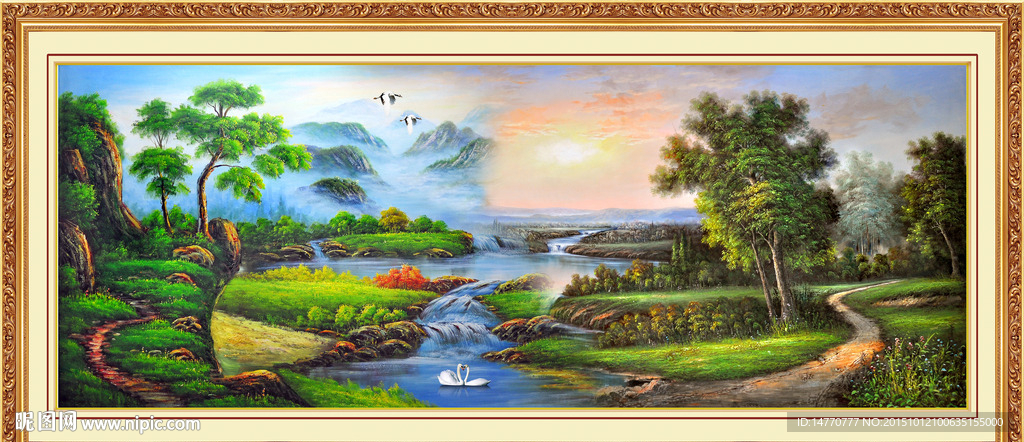 油画风景