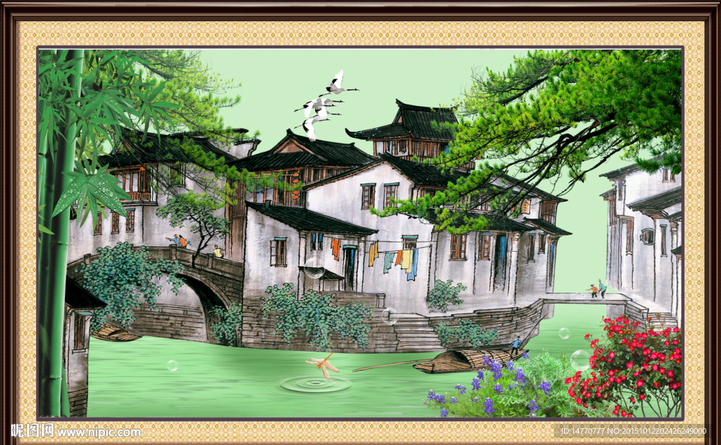 水墨江南 风景如画