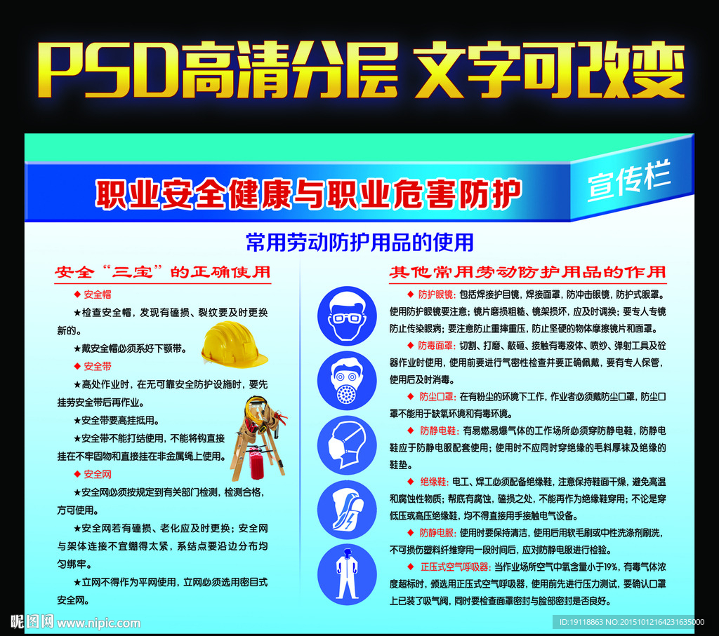 职业危害展板