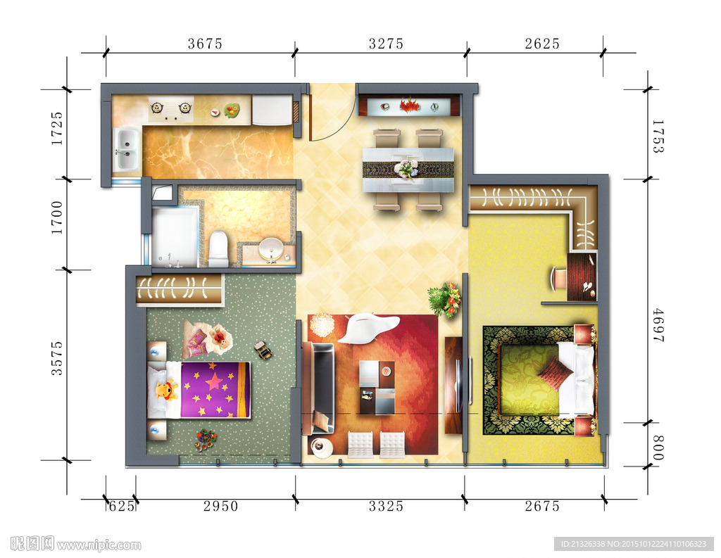 精品平面户型图