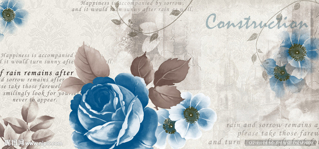 欧式复古两联画