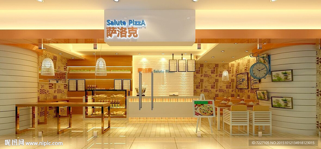 蛋糕店模型 泡芙店模型 甜品店