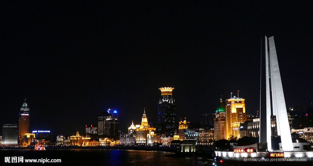 上海外滩夜景4K延时摄影