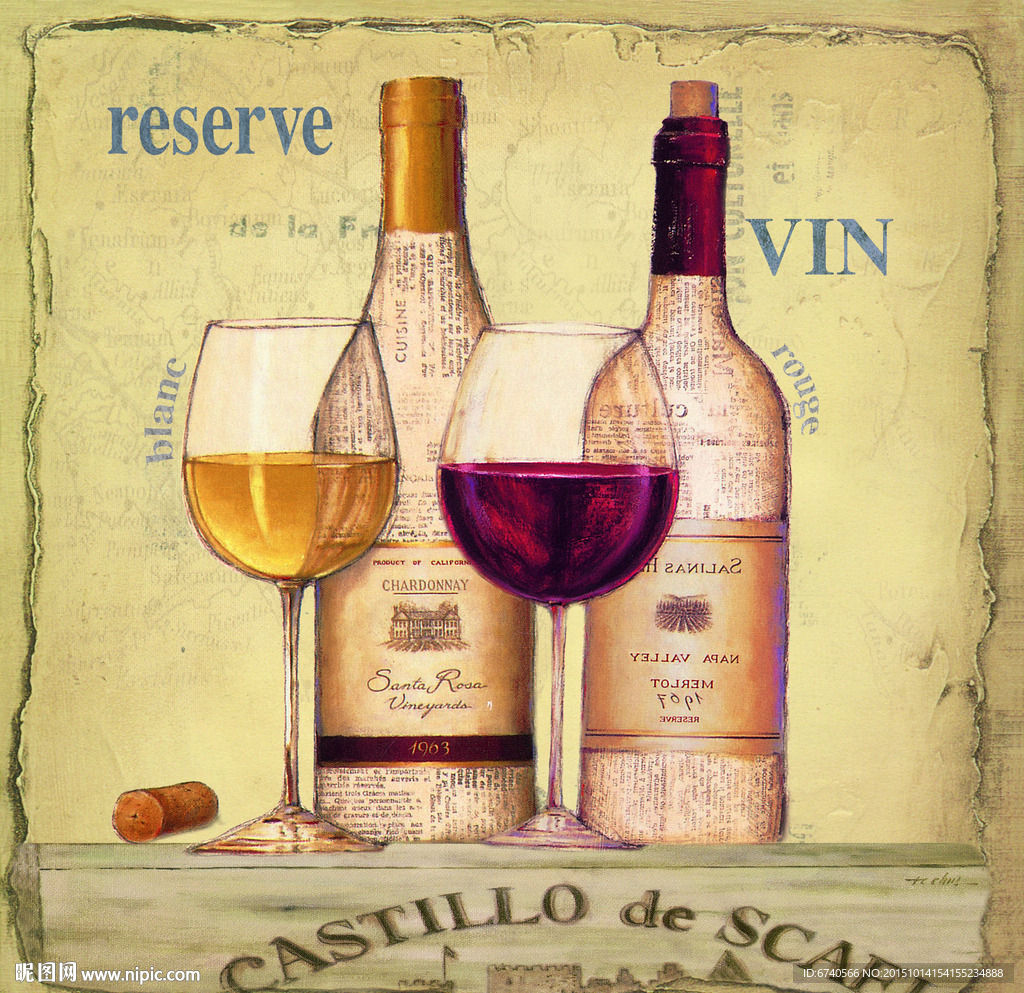 无框画 欧美风格 工艺品贴纸