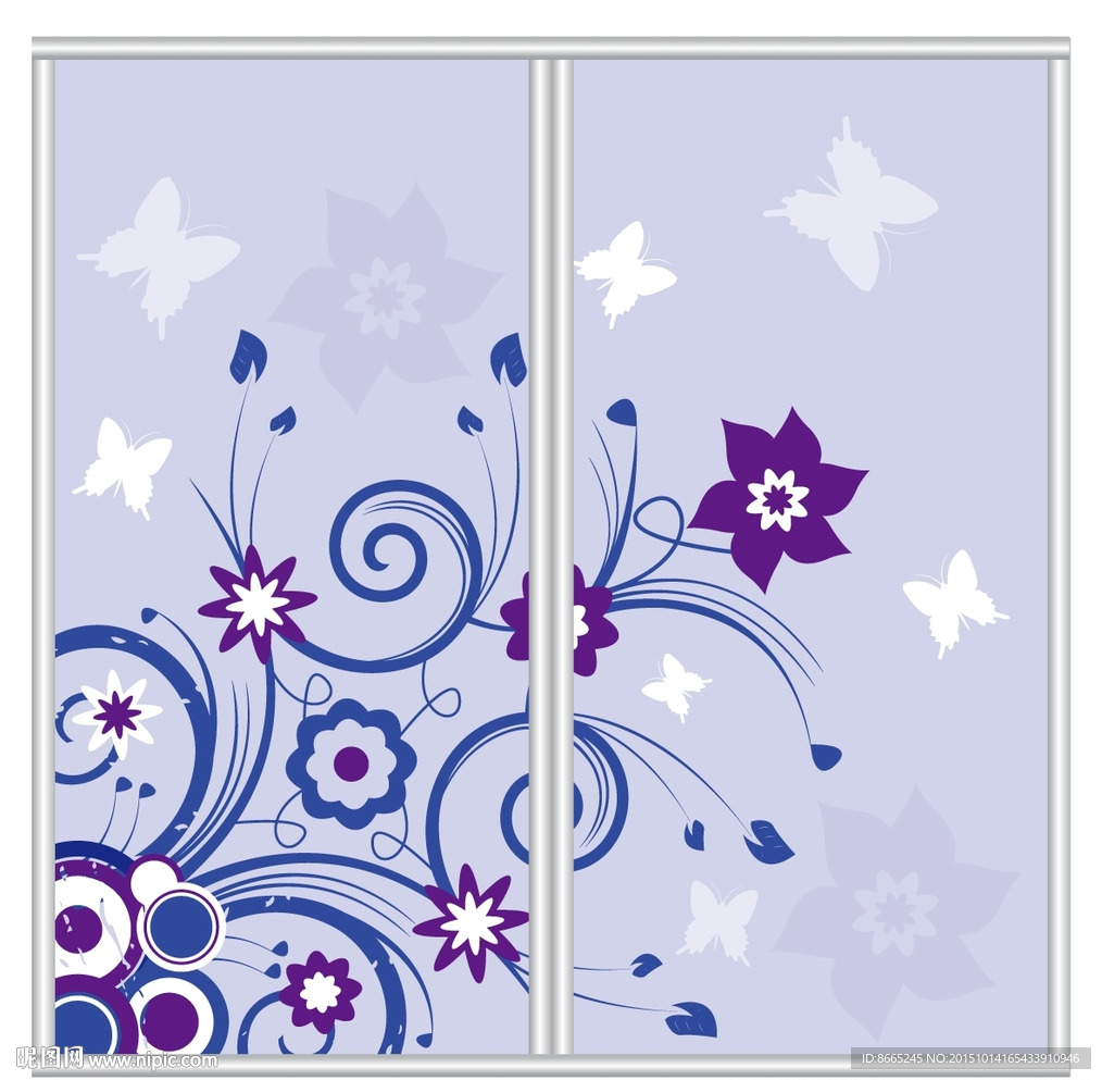 流行花纹