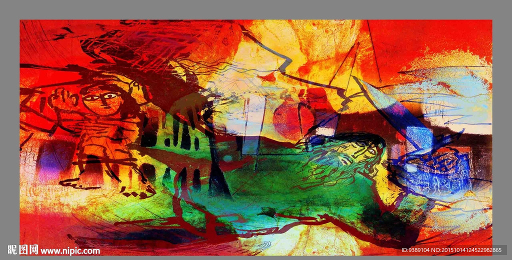 魔鬼油画