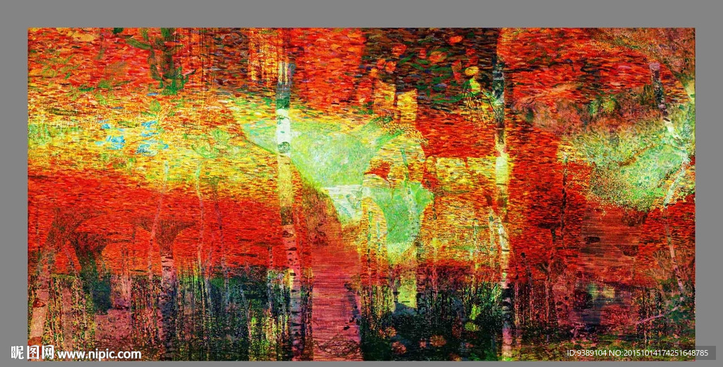 森林油画