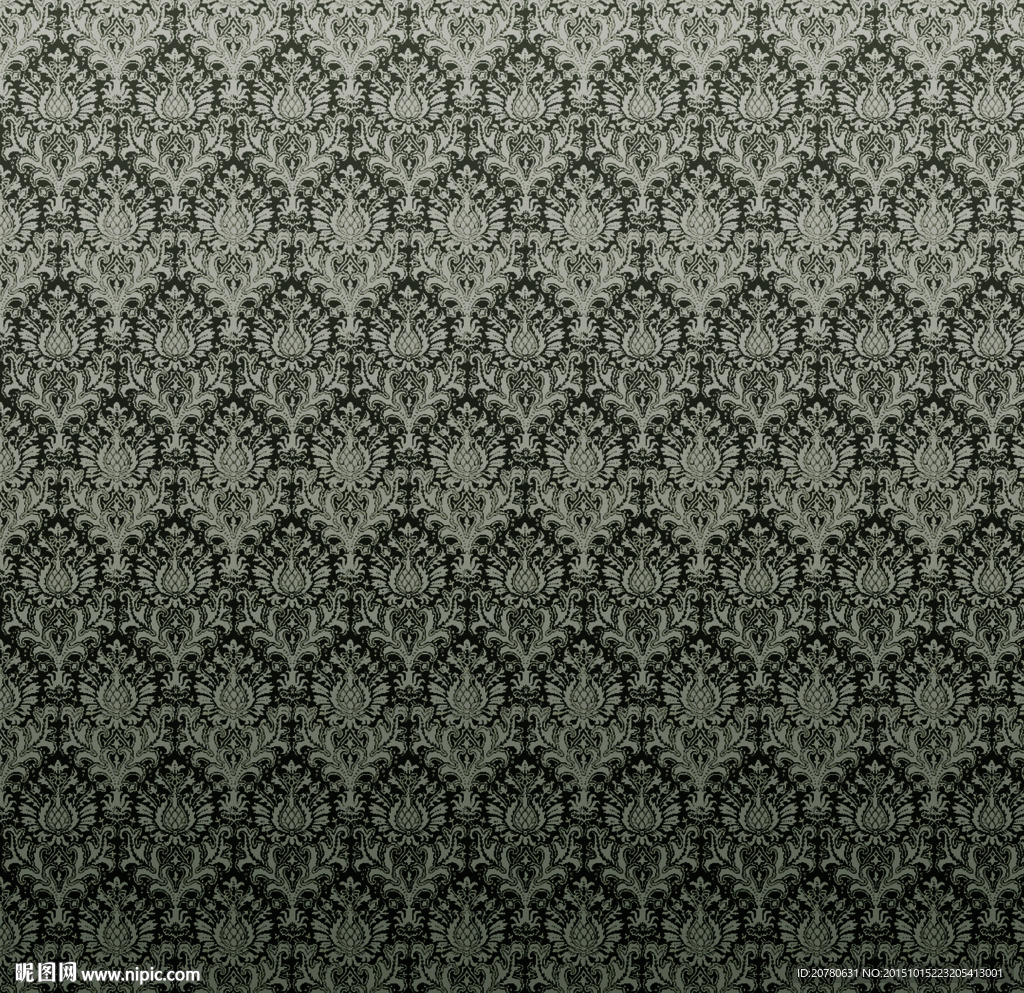 黑色高档酒店墙纸