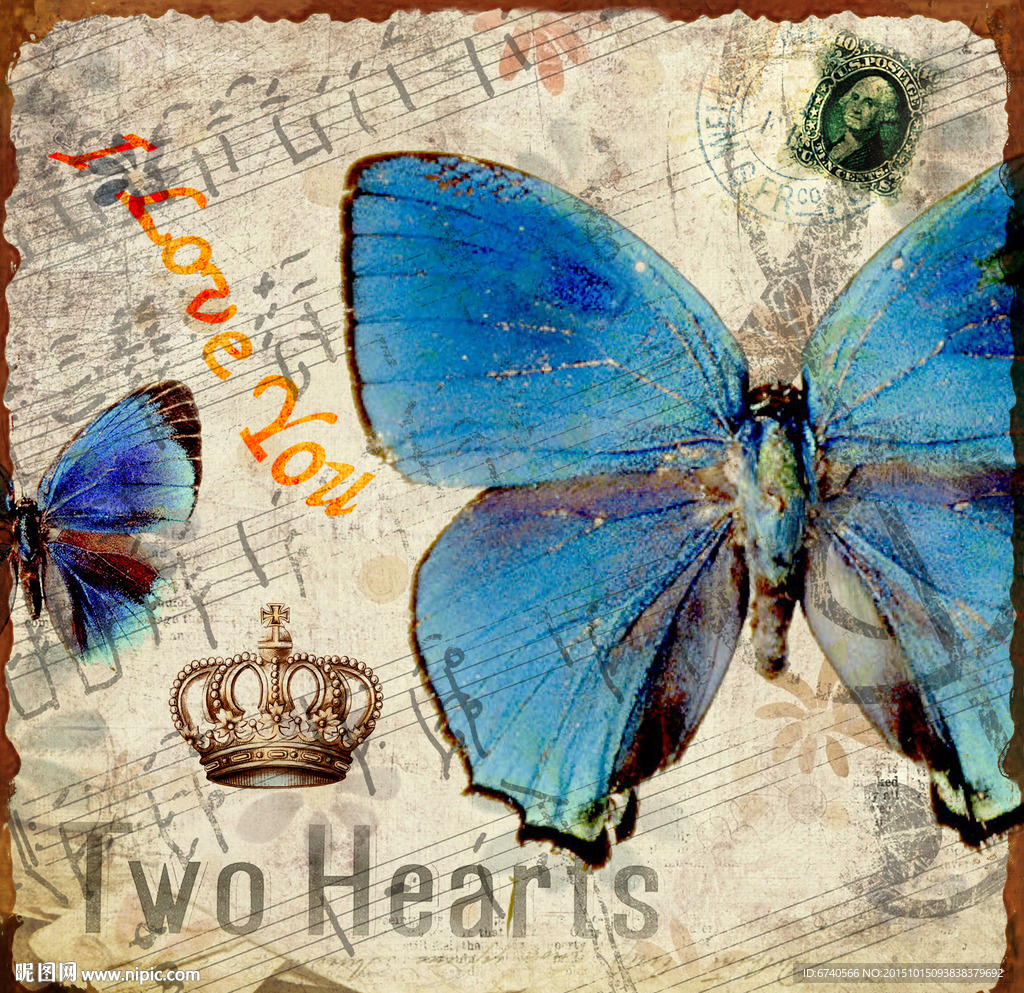 无框画 欧美风格 工艺品贴纸