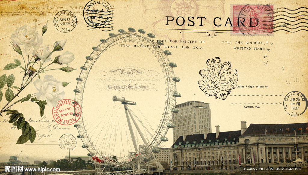 无框画 欧美风格 工艺品贴纸