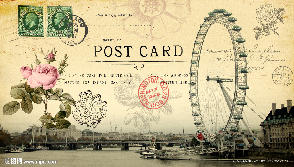 无框画 欧美风格 工艺品贴纸