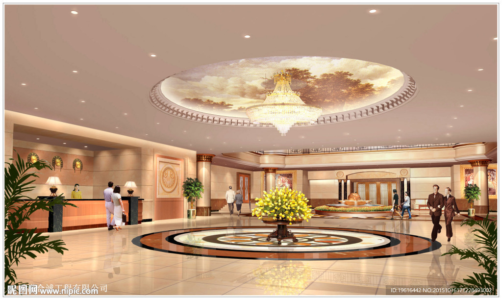 宾馆大堂设计