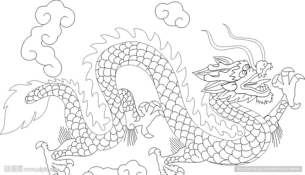 龙矢量图