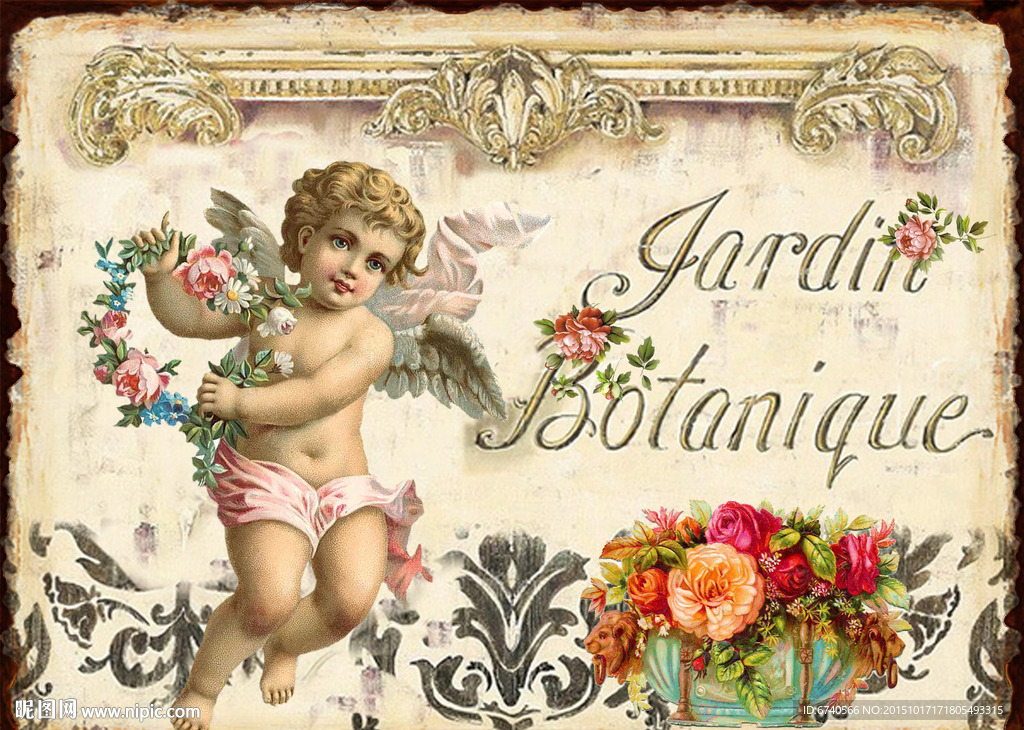 无框画 欧美风格 工艺品贴纸