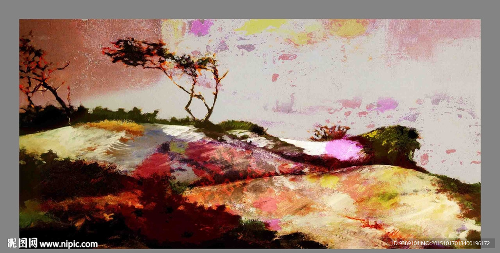 抽象油画