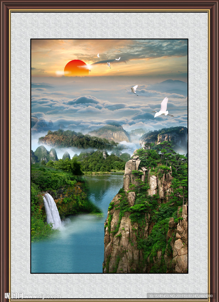 山水画风景