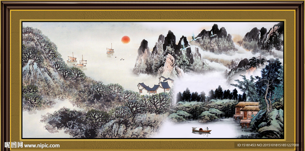 国画山水