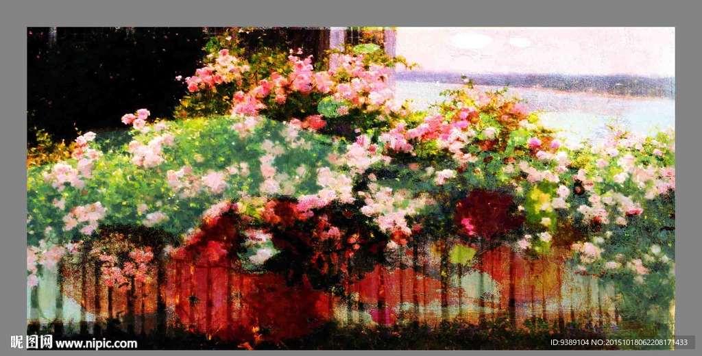 花卉油画