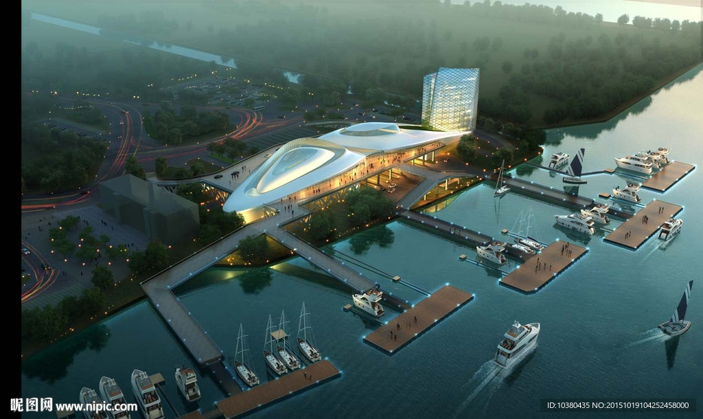 商业中心区效果图