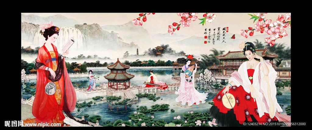 宫廷仕女图