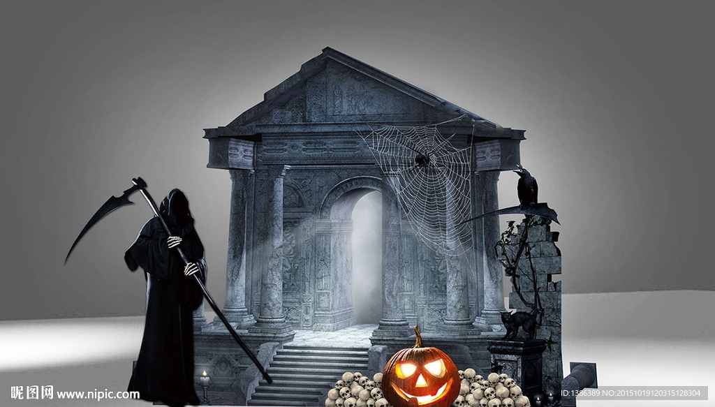 万圣节个性场景造型美陈