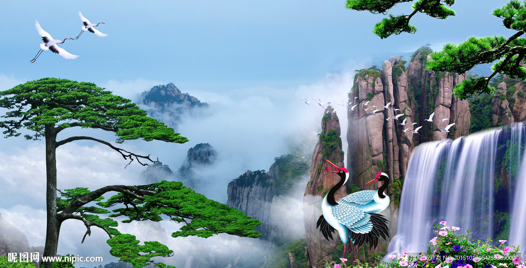 山水风景画