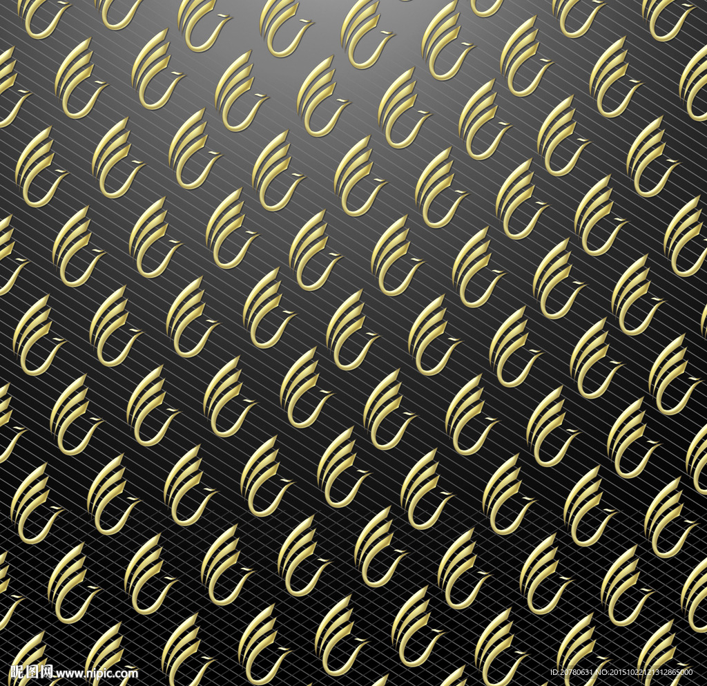 黑底金色墙纸 高端系