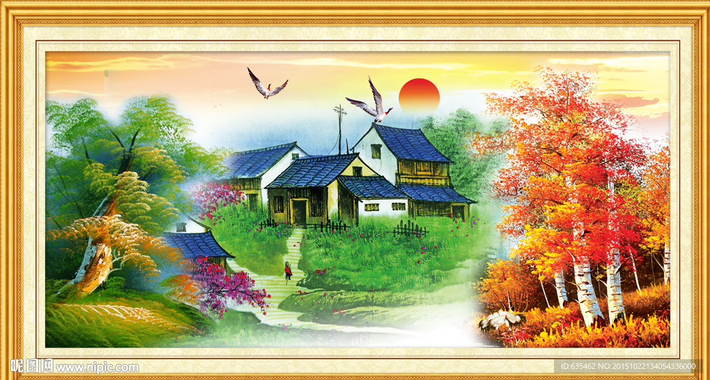 油画风景